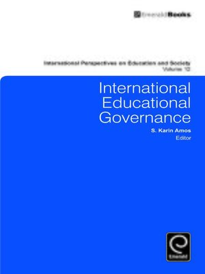 cover image of International Perspectives on Education and Society, Volume 12